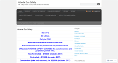 Desktop Screenshot of albertagunsafety.com